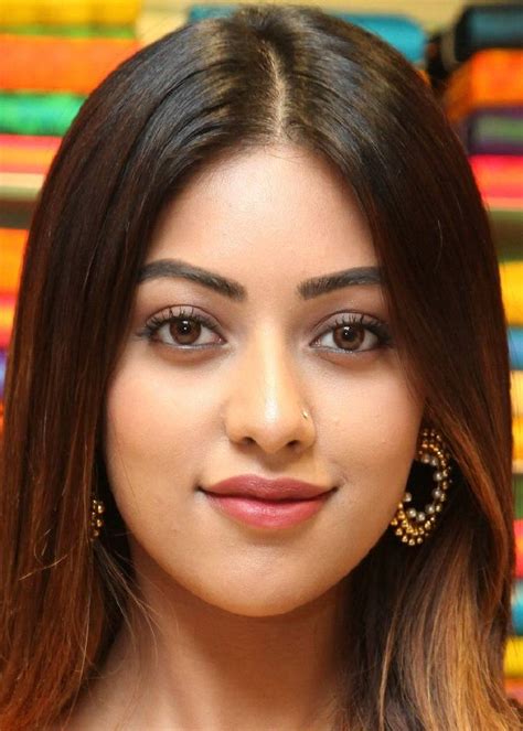 indian actress anu emmanuel hot face closeup nose pin south indian