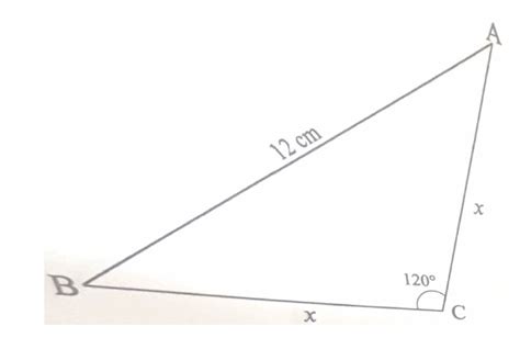 The Figure Below Shows An Isosceles Triangle Abc In Which