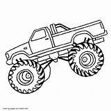 Coloring Monster Truck Pages Printable Print Trucks Cars Boys Look Other sketch template