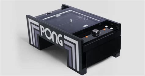 kickstarter  mechanical atari pong game table enters  final days venturebeat