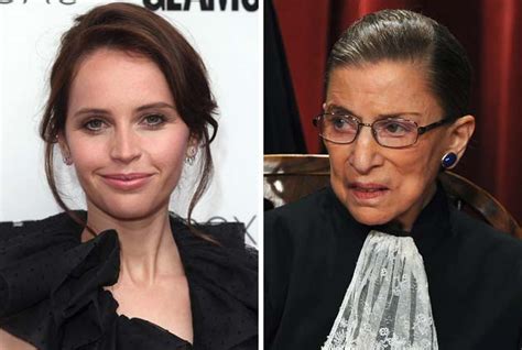 Felicity Jones To Play Supreme Court Justice Ruth Bader Ginsburg In