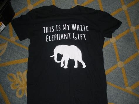 This Is My White Elephant T Black Short Sleeve T Shirt Adult Size