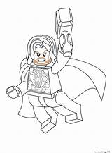 Thor Marvel sketch template