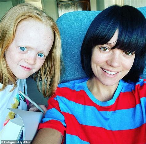 lily allen shares sweet rare snap with daughter ethel as she prepares