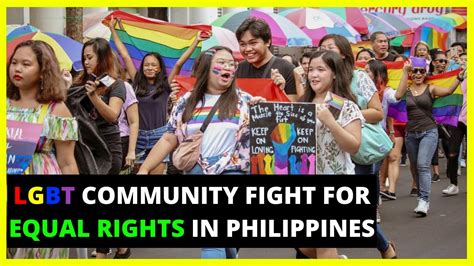 lgbt community fight for equal rights in philippines youtube