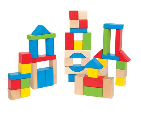 maple  piece block set wooden block set childrens wooden blocks