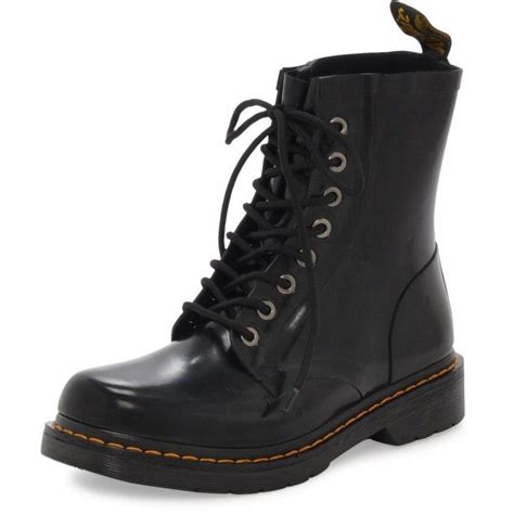 dr martens drench black footway dr martens combat boots shoes black fashion moda