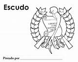 Guatemala Colorear Patrios Simbolos Escudo Preescolar Bandera Uman Tecun Símbolos Patrio Símbolo Preescolares Monja Independencia Temas Naciona Nacionales sketch template