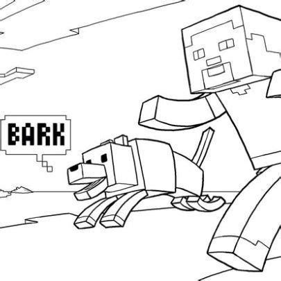 minecraft coloring pages dog minecraft coloring pages minecraft