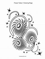 Tattoo Coloring Pages Flowers Animals Swirly Own Make Hearts Tattoomagz Posted sketch template