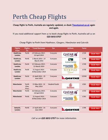 perth cheap ticket  uk  travelconsol issuu