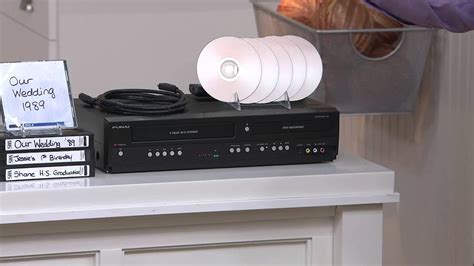 Funai Vcr Dvd Recorder W 5 Recordable Dvds And Hdmi Cable