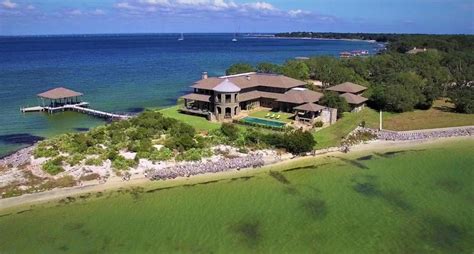 insane gulf breeze waterfront mansion  sale