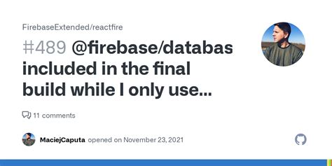 atfirebasedatabase included   final build