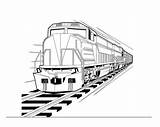 Amtrak Coloring sketch template