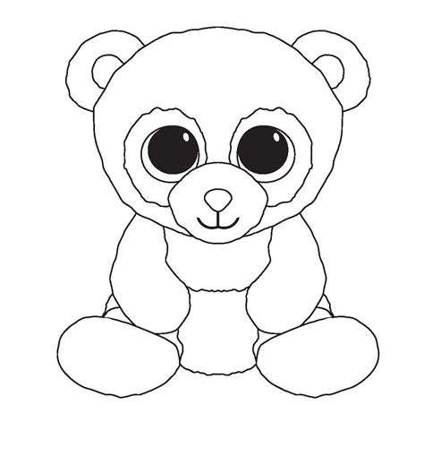 beanie boo coloring pages  kids educative printable