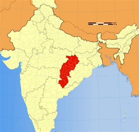 chhattisgarh tourist map chhattisgarh google map chhattisgarh map