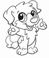 Dog Baby Happy Coloring Pages Printable A4 Categories Kids sketch template