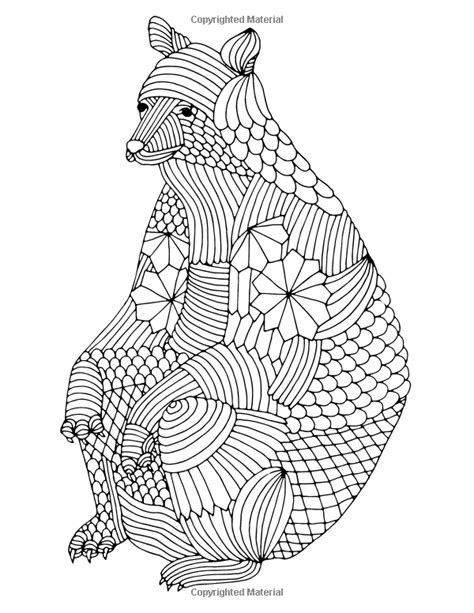 pin na doske animals adult colouring zentangles
