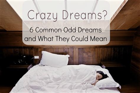 crazy dreams 6 common odd dreams and what they could mean