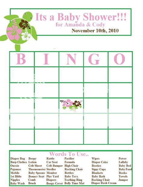 baby bingo babycenter