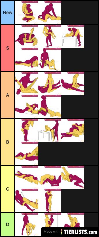 Sex Positions Expanded Tier List Maker