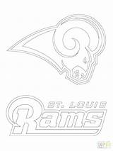 Rams Coloring Logo Louis St Pages Cardinals Nfl Printable Blues Football Color Patriots Clipart Supercoloring Stencil Silhouette Logos Click Getcolorings sketch template