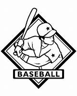 Baseball Coloring Pages Printable Logo Sports Color Kids Cleveland Sheets Print Indians Book Card Coloringpagebook Softball Animated Clipart Popular Library sketch template