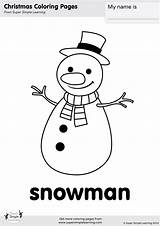 Snowman Coloring Little Simple Im Worksheet Sing Activity Along Five Supersimple Super sketch template