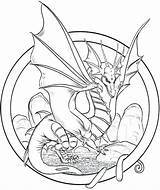 Coloring Fire Pages Breathing Dragon Dragons Getdrawings sketch template