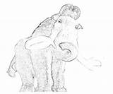 Coloring Ice Age Pages Drift Continental Library Clipart Sketch sketch template