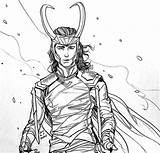 Loki Drawing Sketch Marvel Thor Ragnarok Drawings Tumblr Laufeyson Doodle Fan Hiddleston Tom Fanart God Paintingvalley Choose Board Uploaded User sketch template