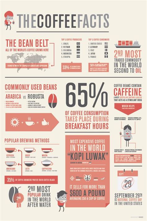 community creative nutriment coffee infographic coffee facts