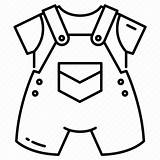 Baby Clothes Overalls Icon Drawing Kidswear Apparel Clothing Shopping Children Set Editor Open Clipartmag sketch template