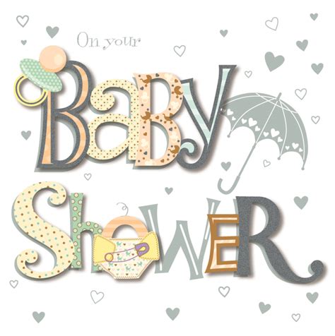 baby shower greeting card cards
