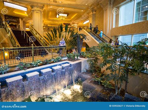 interior  mandalay bay resort hotel  casino editorial photography
