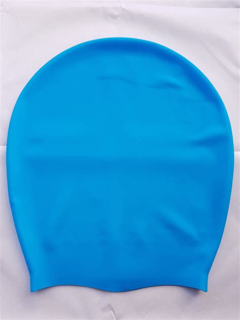 Extra Large Swim Cap Pacific Blue Dreadlocks Extensions Blue