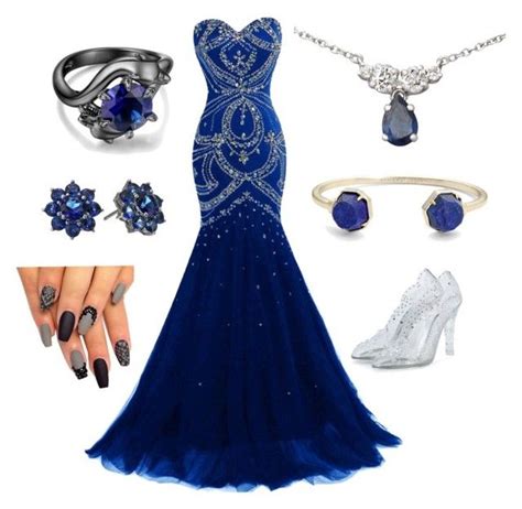 Blue And Silver By Austin Dobbs Liked On Polyvore Featuring Nina