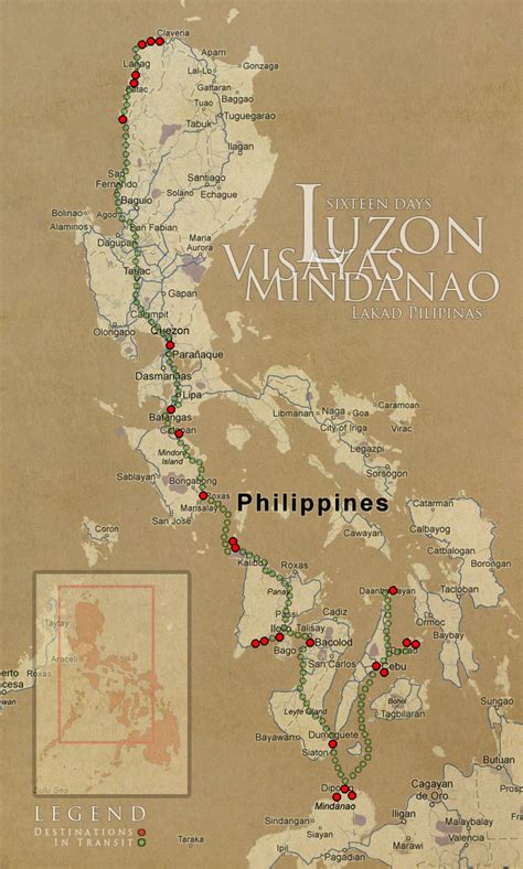 Luzon Visayas Mindanao 16 Day Trip Itinerary Lakad