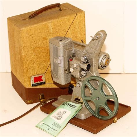 Vintage Keystone K 105 8mm Movie Film Projector W Case Wow Film