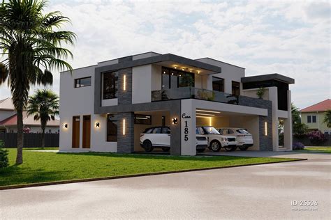double storey house design double story  bedroom house plan modern vrogue