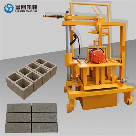 qtf  small manual block making machine china brick machines