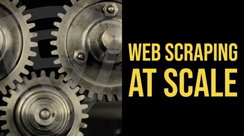 scalable large scale web scraping   build maintain run scrapers