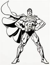 Superman Coloring Pages Steel Man sketch template