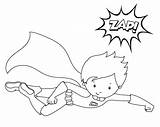 Superhero Crazylittleprojects sketch template