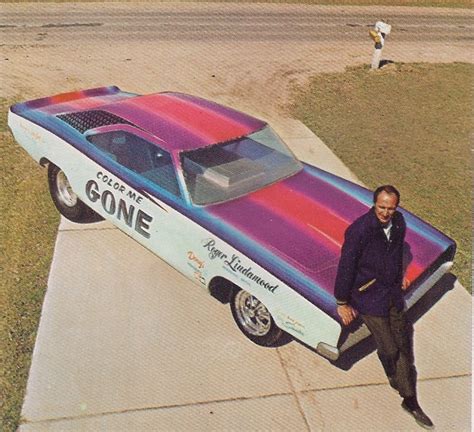 impounded color   dodge charger funny car autodriver
