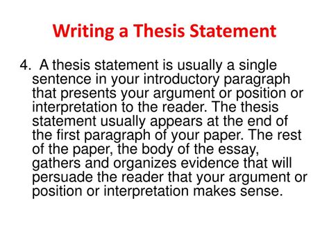 thesis  writing