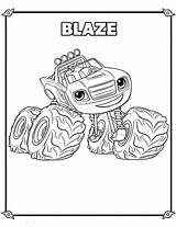 Blaze Pages Coloring Monster Crusher Machines Printable Truck Template Choose Board sketch template