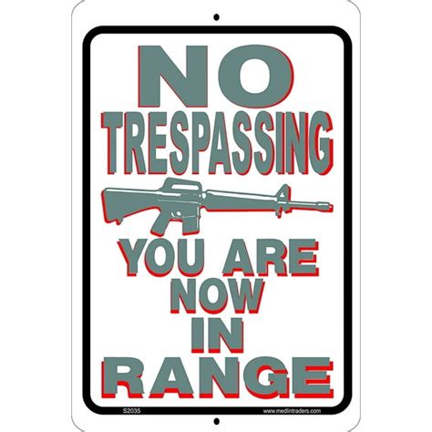 funny sign  trespassing    range  trespassing sign funny