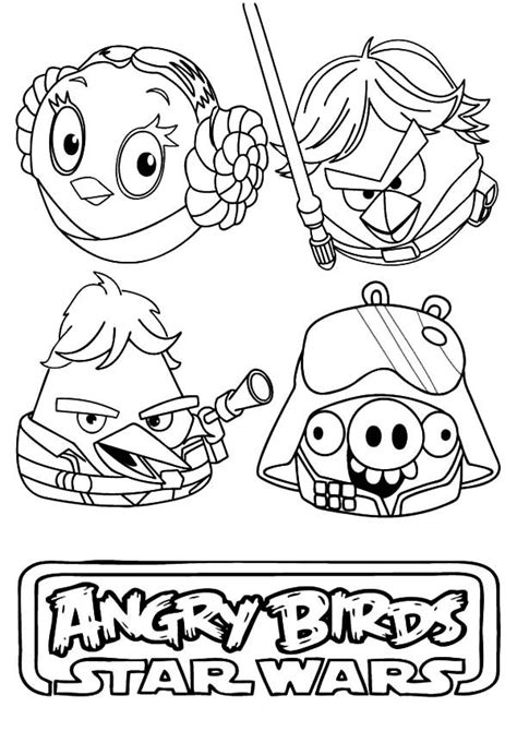 pin  bulkcolor  angry bird star wars coloring pages angry birds